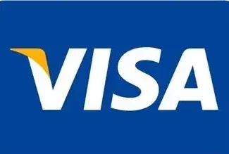 VISA payment method logo for wellness clinic, emphasizing secure transactions for ketamine therapy, weight loss, and wellness services at The Wellness Drip INC in Holyoke MA.