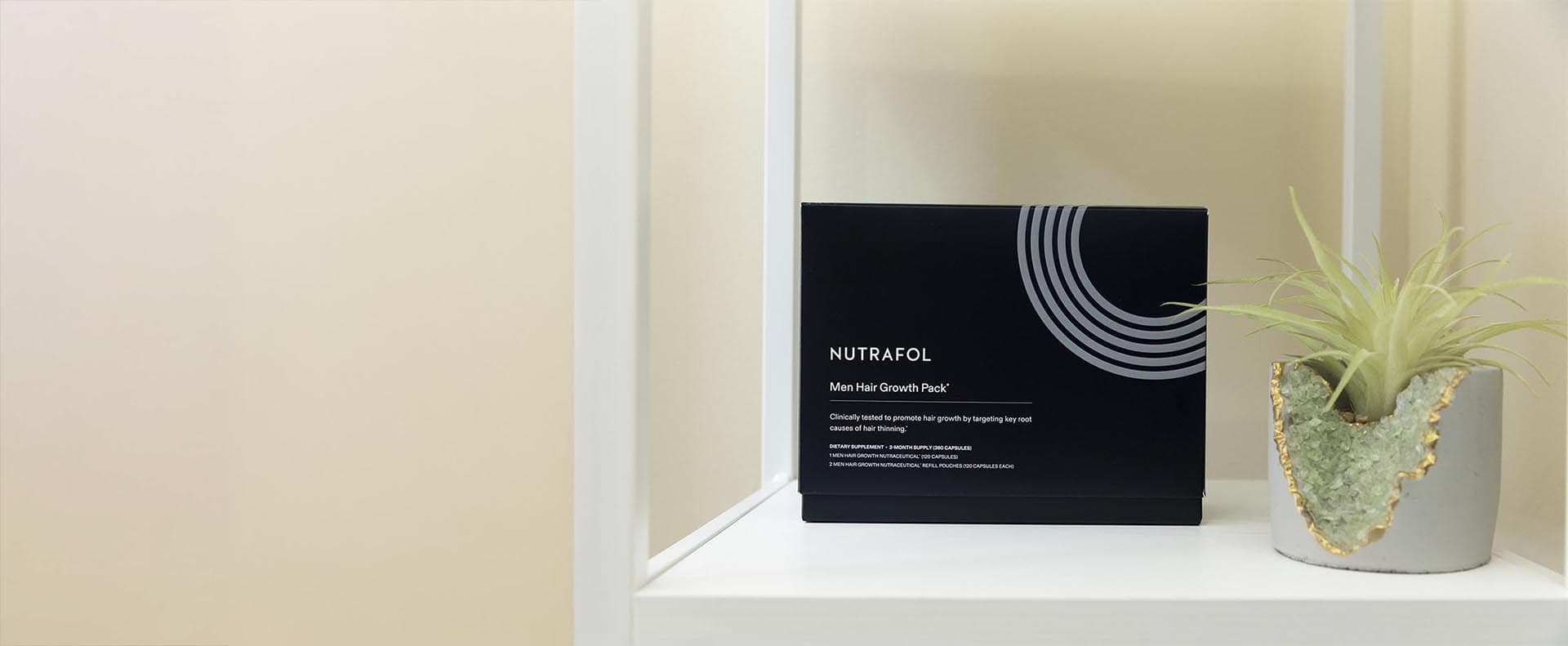 Nutrafol Men Hair Growth Pack for hair health, targeting root causes of thinning, with natural ingredients, clinically tested, 3-month supply, promotes hair regeneration, Wellness Drip Holyoke.