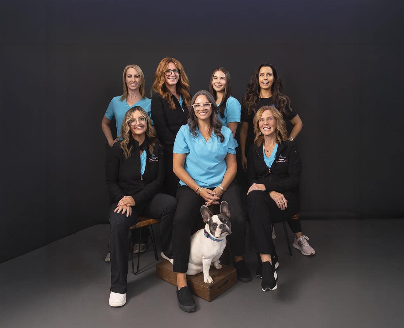 A group of healthcare professionals at The Wellness Drip INC in Holyoke, specializing in IV therapy, wellness, and health optimization.